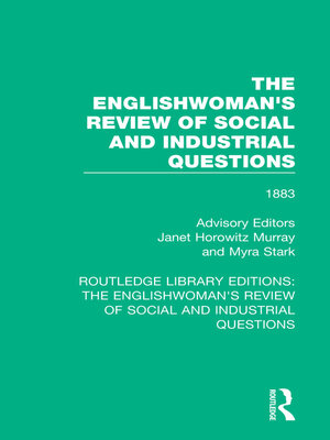 cover image of The Englishwoman's Review of Social and Industrial Questions